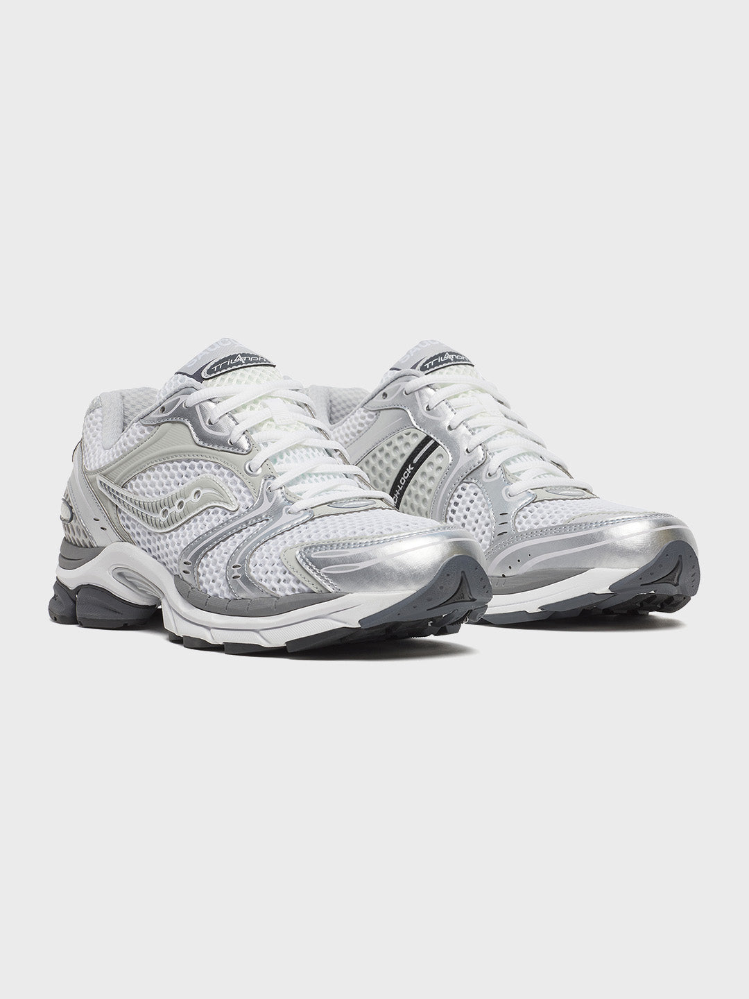 Saucony Progrid Triumph 4 Sneakers | White/Silver