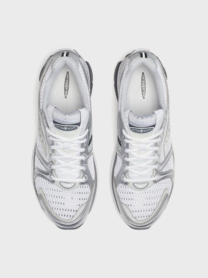Saucony Progrid Triumph 4 Sneakers | White/Silver