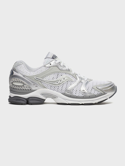 Saucony Progrid Triumph 4 Sneakers | White/Silver